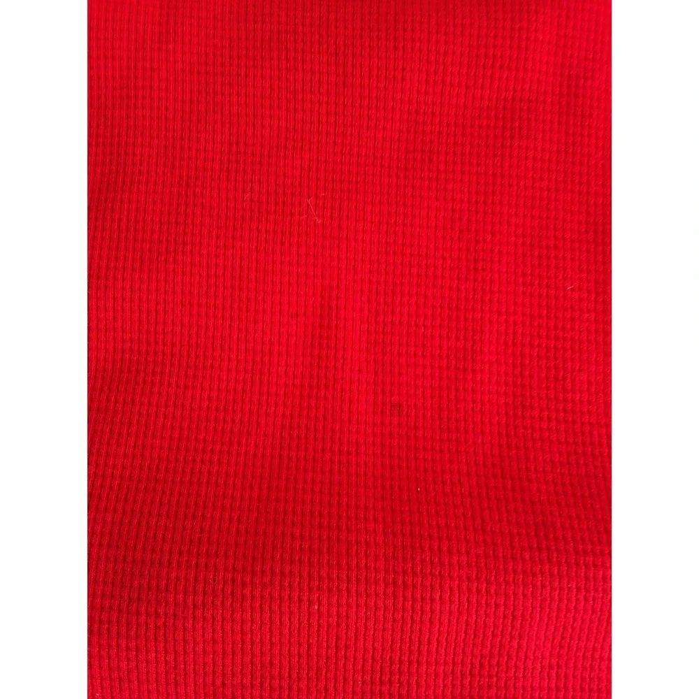 Polo Ralph Lauren Mens XL Red Thermal Long Sleeve Waffle‎ Knit Pony Logo Shirt
